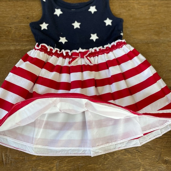 Stars and stripes navy,  red and white dress, Sz 18-24mos - Picture 3 of 4